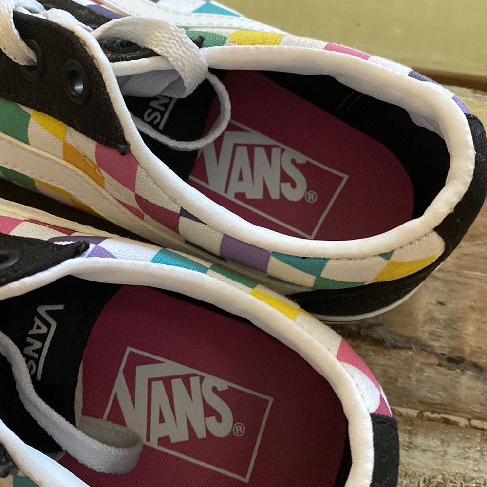 Multicolored checkered Vans - Picture 3 of 3